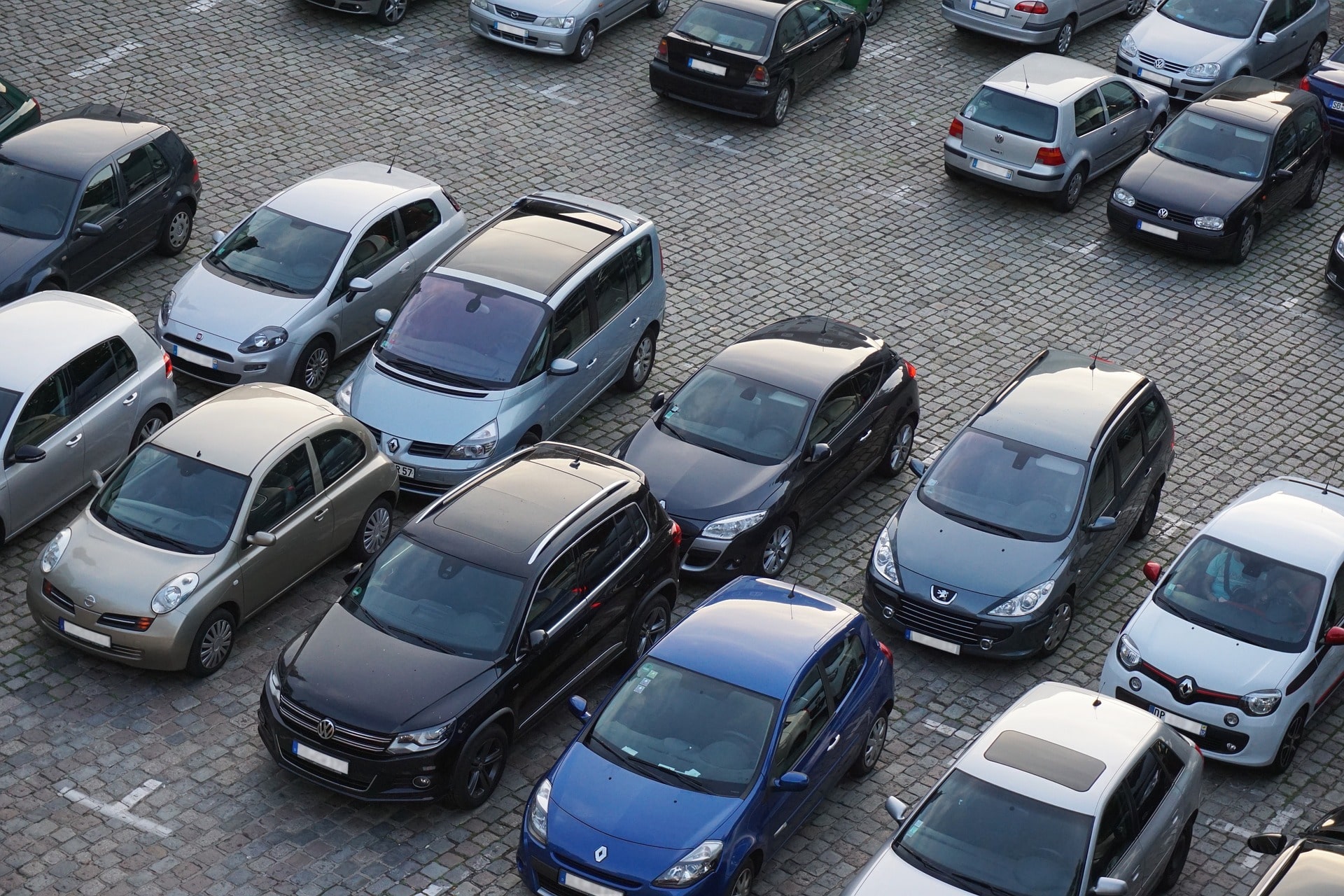 generic image of parked cars